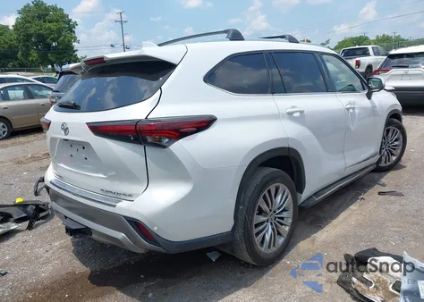 2024 Toyota Highlander Platinum из США, поврежденный, VIN 5TDKDRBH5RS569473